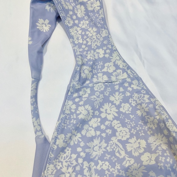 Madewell Reversible String Bikini Bottom Lavender Floral - Picture 6 of 9
